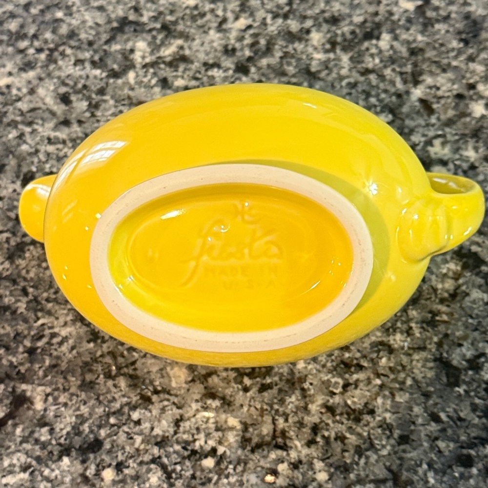 Fiesta Yellow Gravy Boat - Picture 3 of 5
